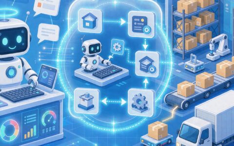 AI 客服与 RPA 协同的三人团队工作流