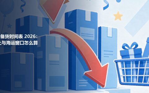 黑五网一倒推备货时间表 2026：FBA 入仓截止与海运窗口怎么算