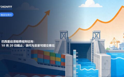 巴西桑托斯港口集装箱堆场与靠泊货轮