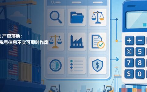 美国海关 IOR 严查新规落地