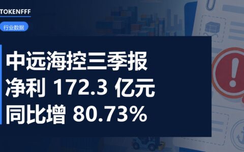 中远海控集装箱船与港口码头