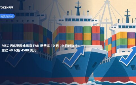 MSC 远东至欧地黑海新 FAK 费率表