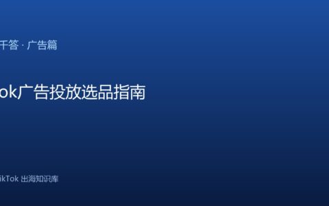 TikTok千问千答 广告篇