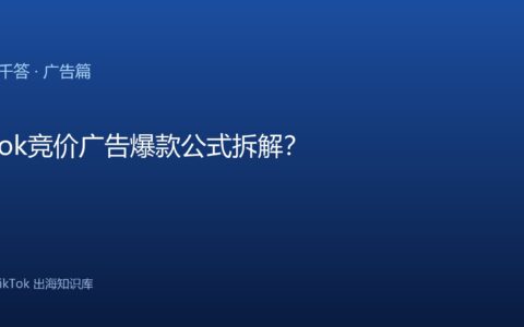 TikTok千问千答 广告篇