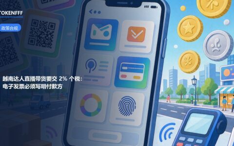越南TikTok达人直播带货合规与电子发票流程示意